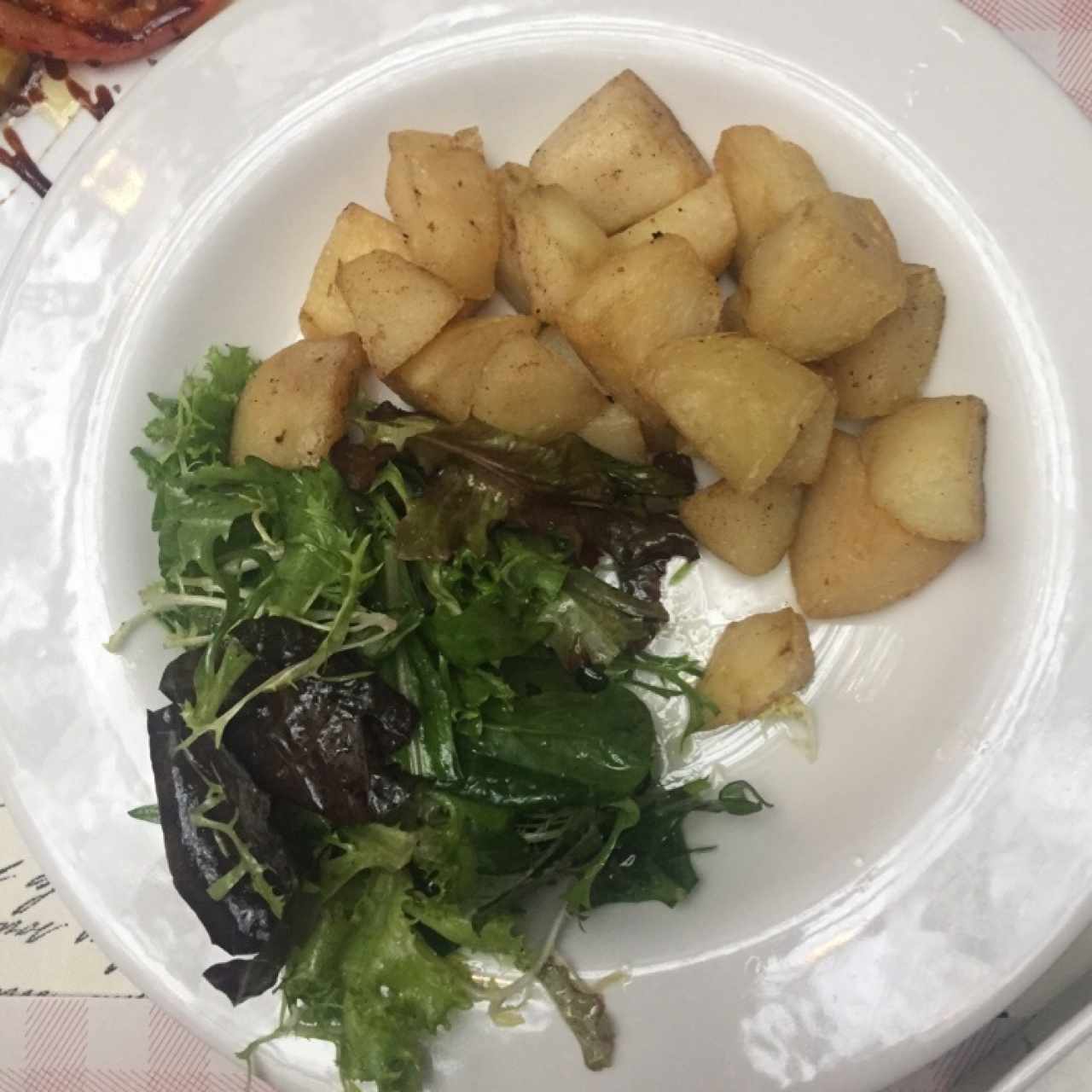 Papas en aceite de trufa
