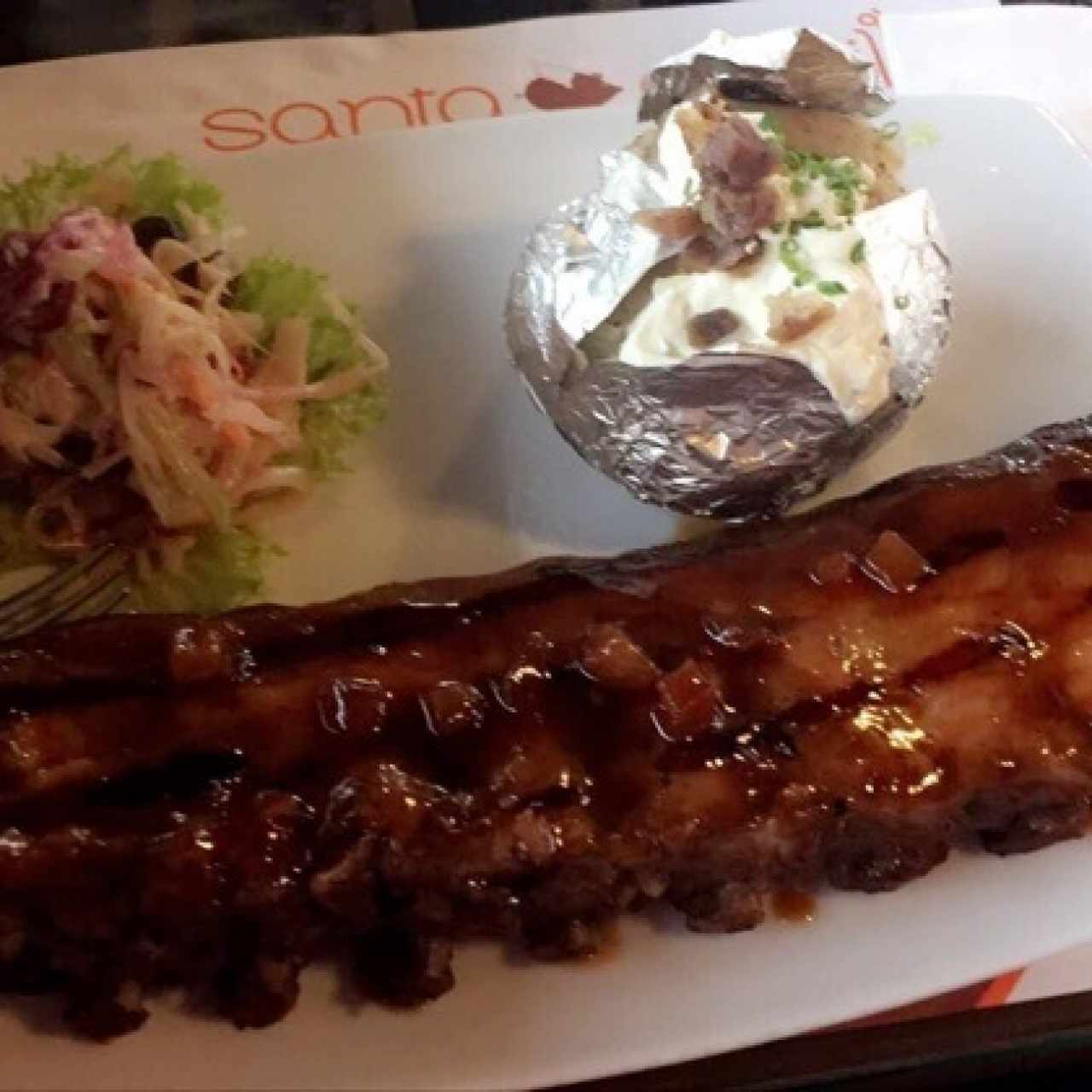 costillas con miel y chile 