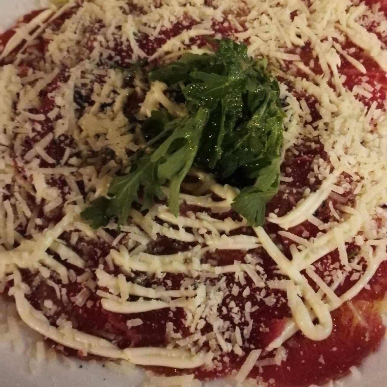 carpaccio de res