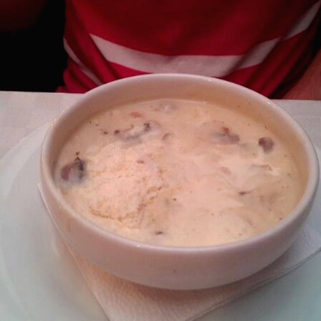 Crema de champiñones