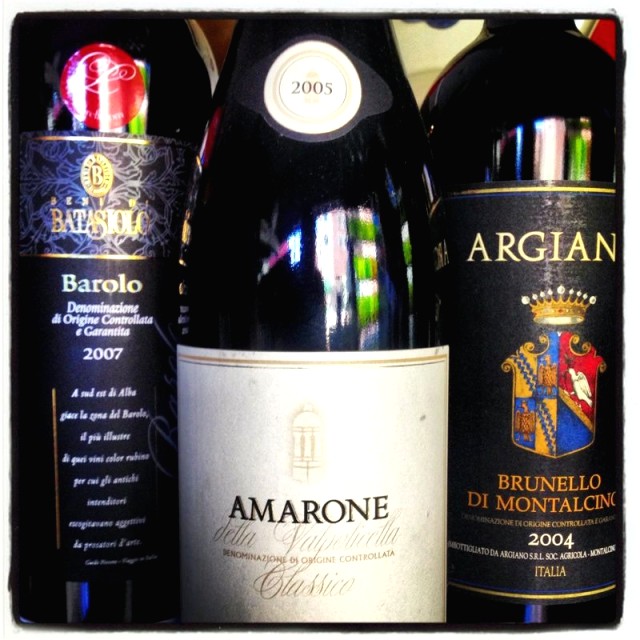 Los vinos de italia