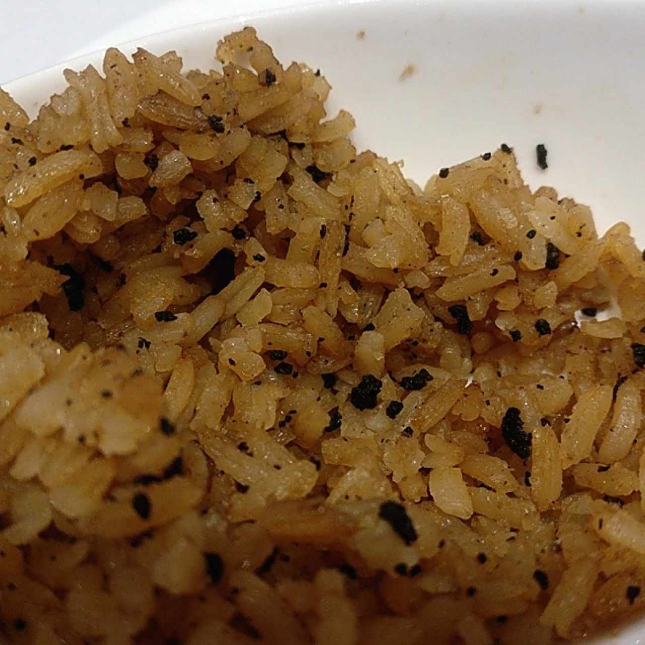 arroz de coco + carbón