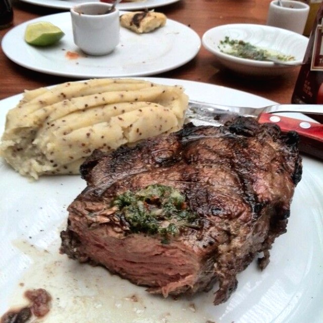 Bife Chorizo a punto 
