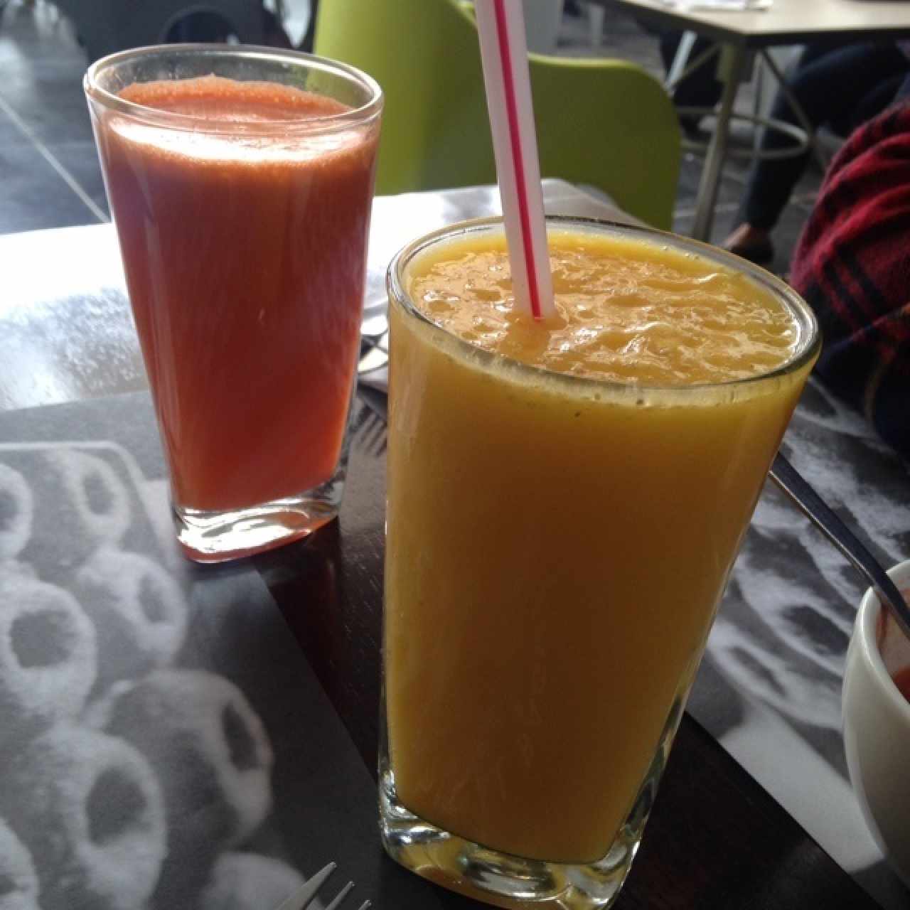 jugo zanahoria naranja y mango gengibre 