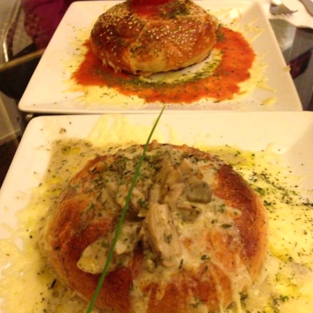 Queso y champoñon - mozarella y tomte