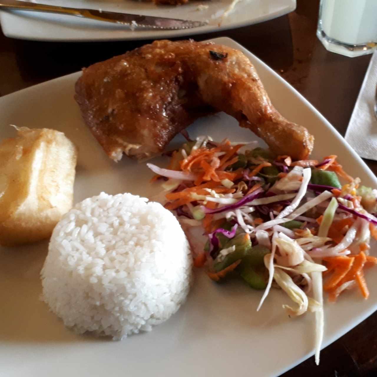menu ejecutivo con pollo