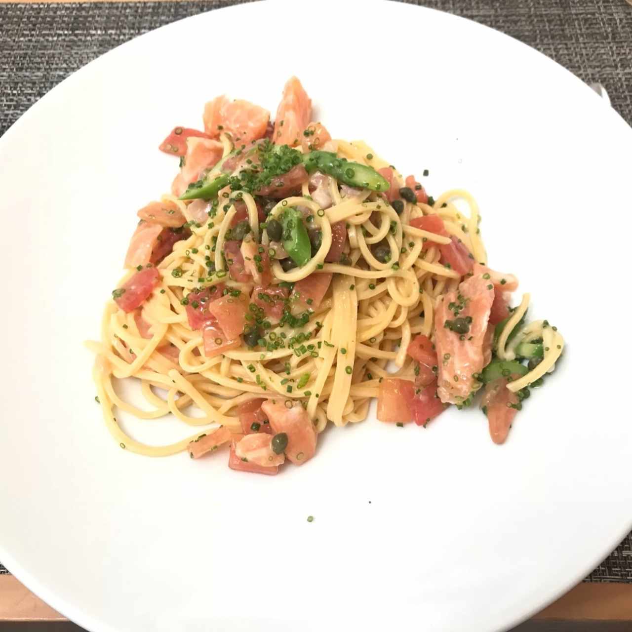 Spaguetti Salmon