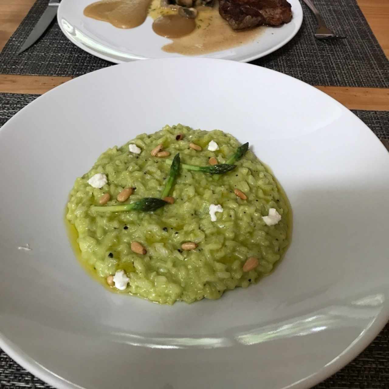 Risotto de esparragos