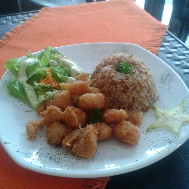 Camarones al coco