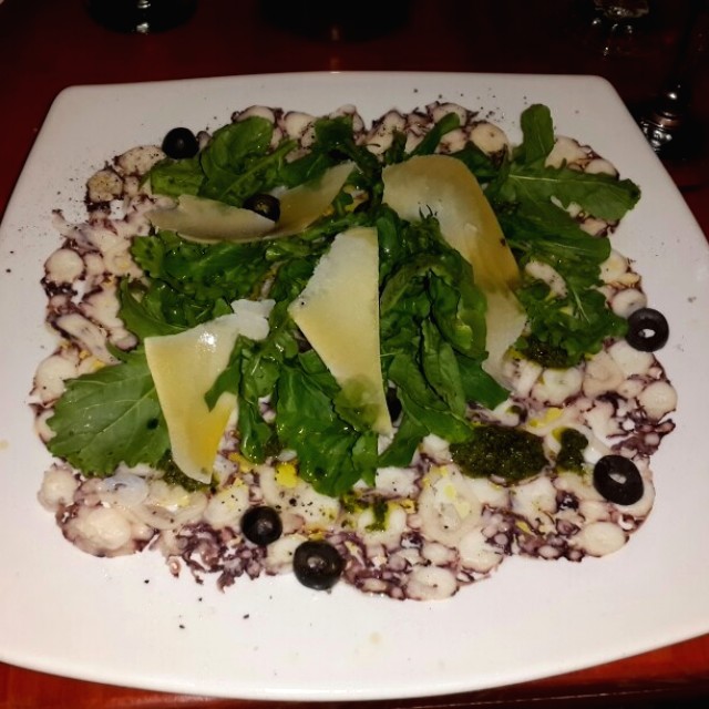 Carpaccio de pulpo