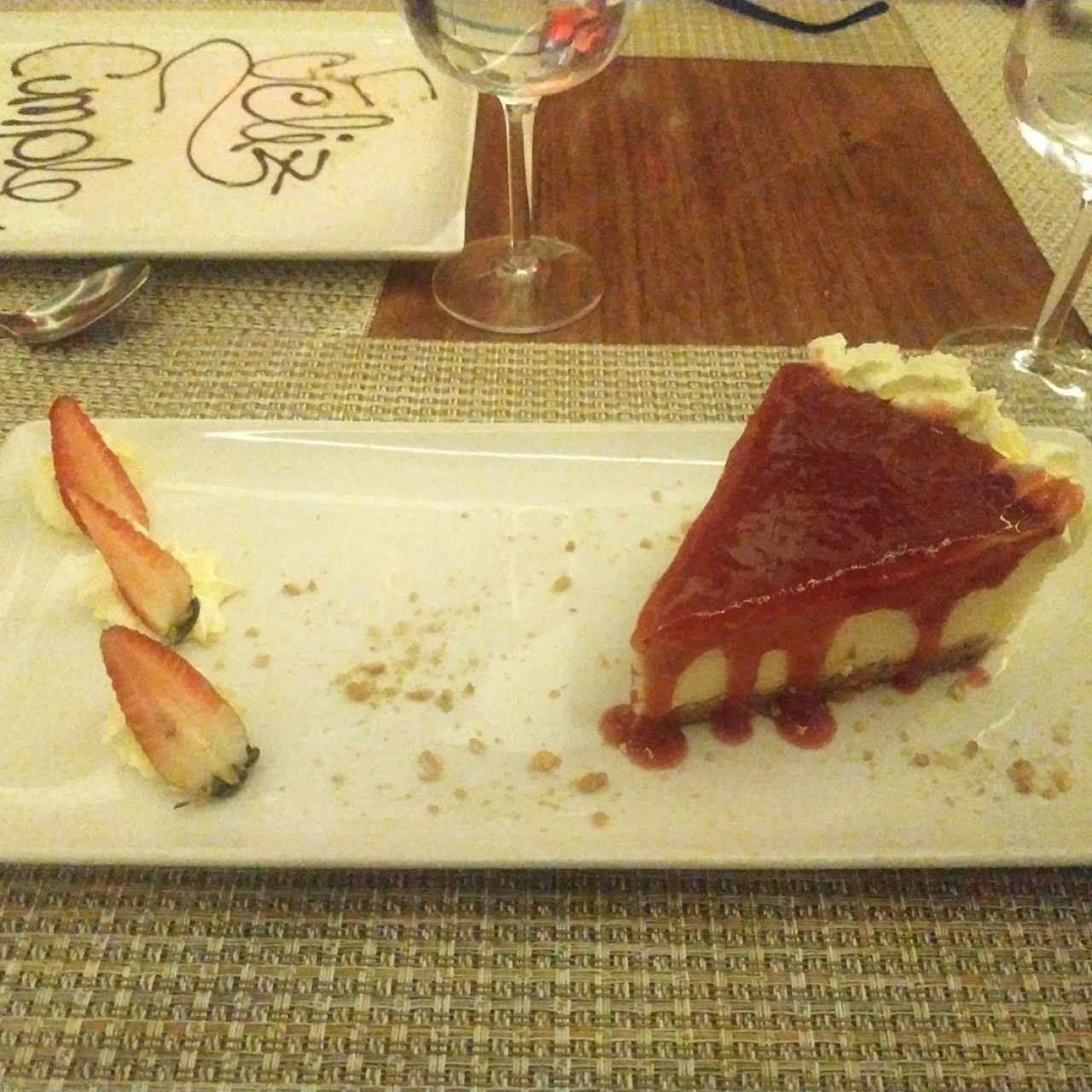 cheesecake de frutos rojos