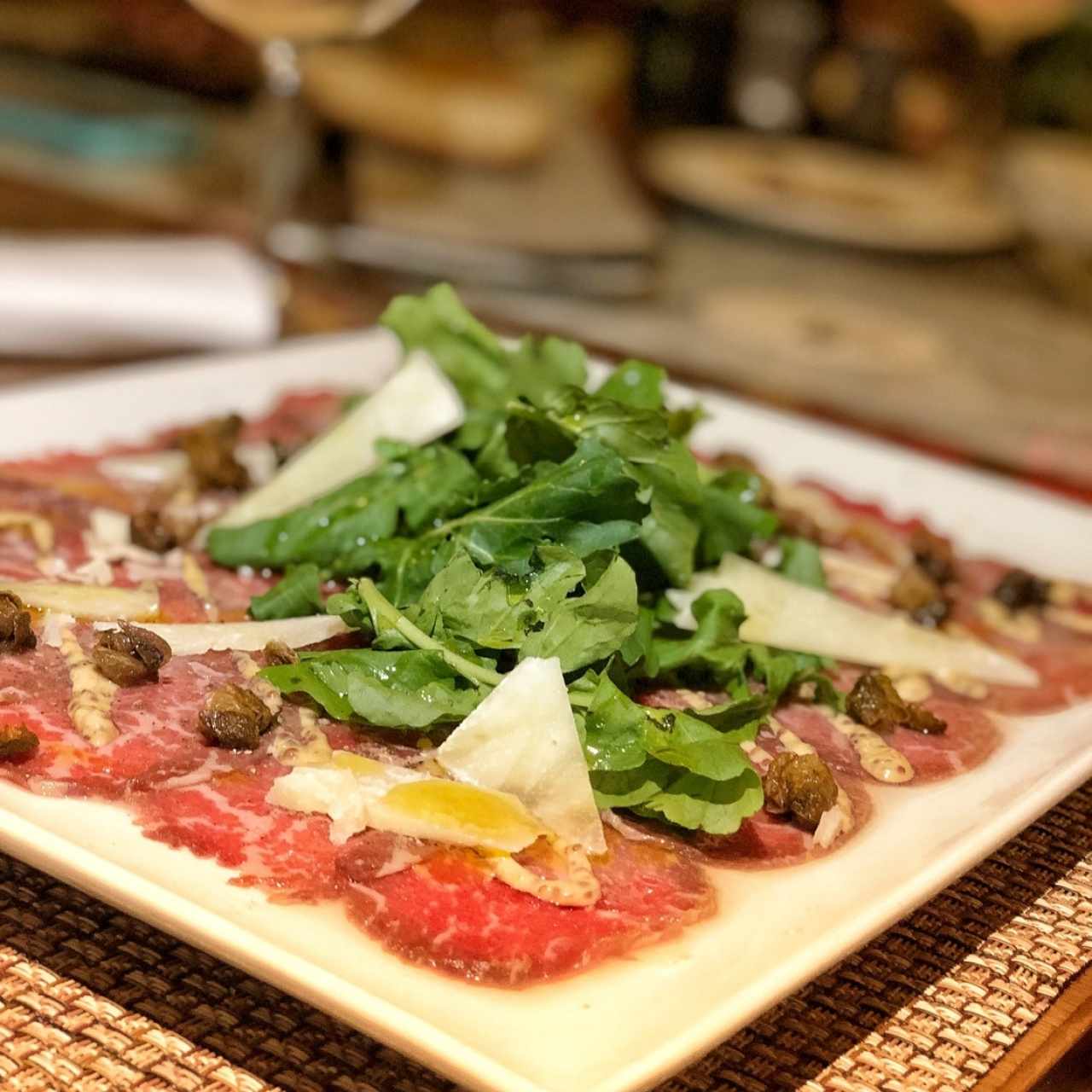 Carpaccio de res