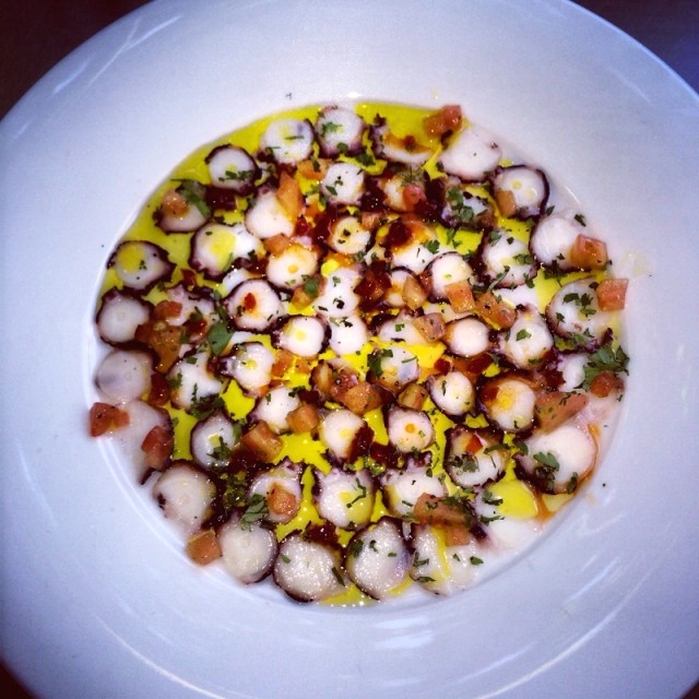 Carpaccio de pulpo