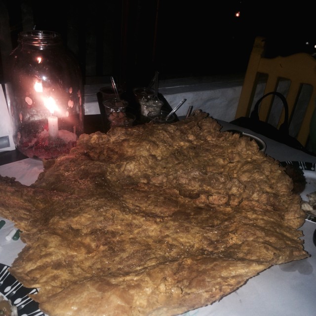 Tostada gigante