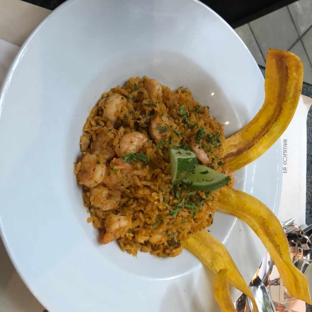arroz con camarones y jaiba