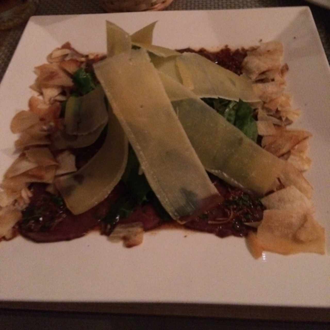 carpaccio de res