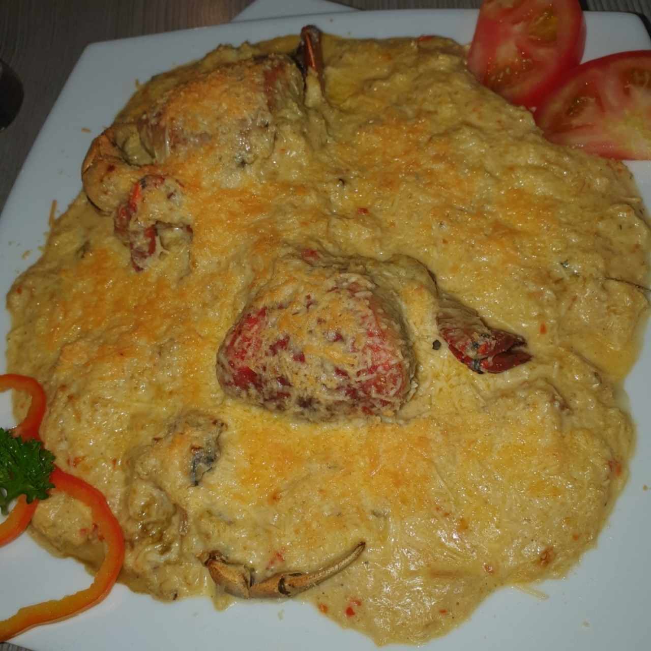 Cangrejo gratinado