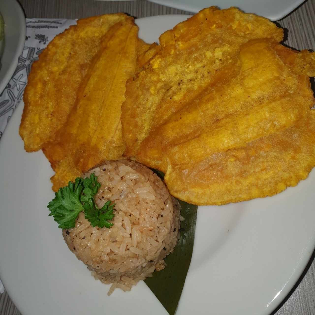 Arroz con Coco y Plátano