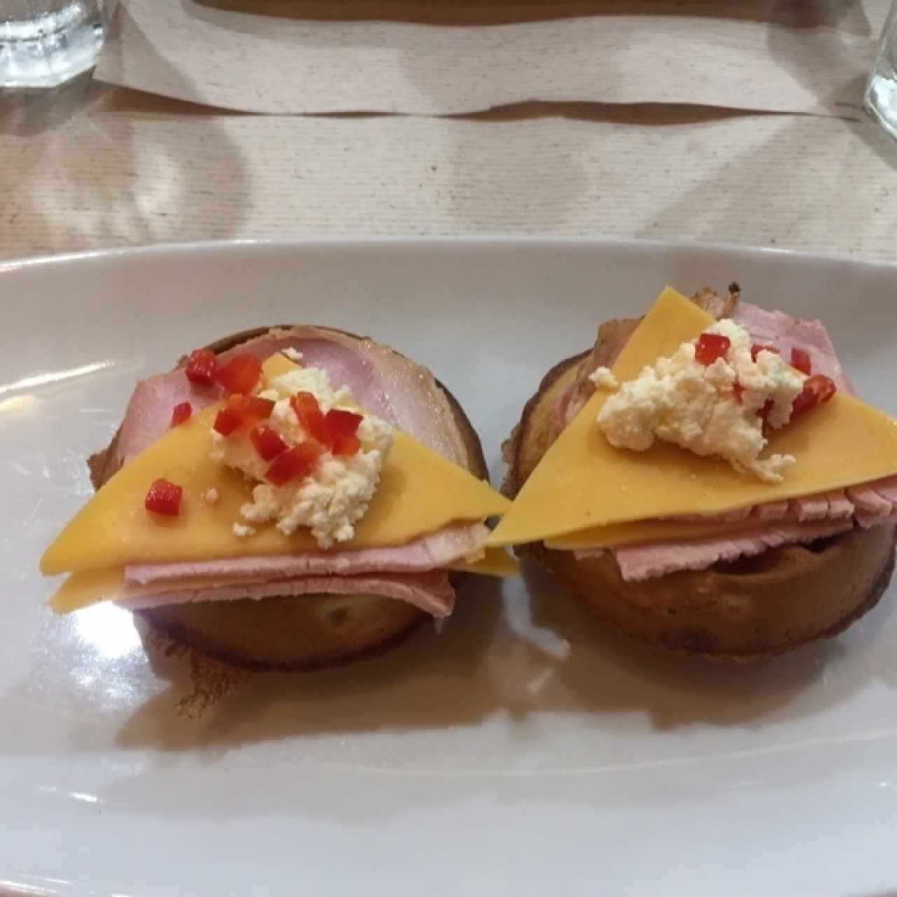 crepes de jamon y queso