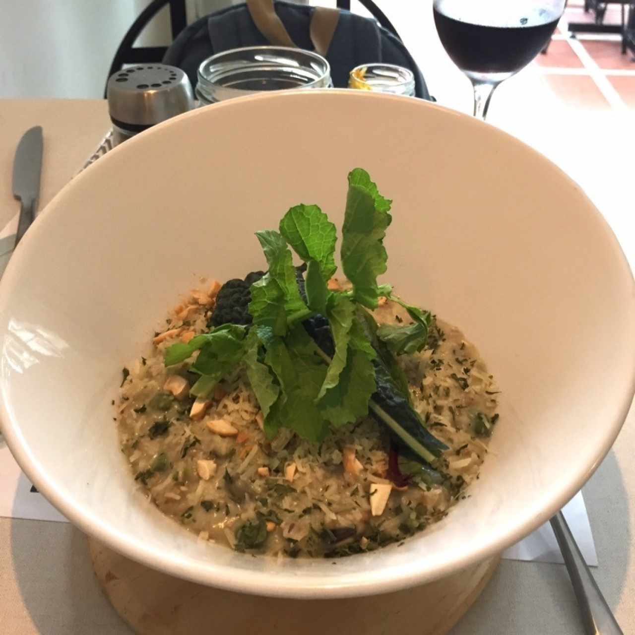 Rissotto Veggie - cebada, habas, arvejas, parmesano