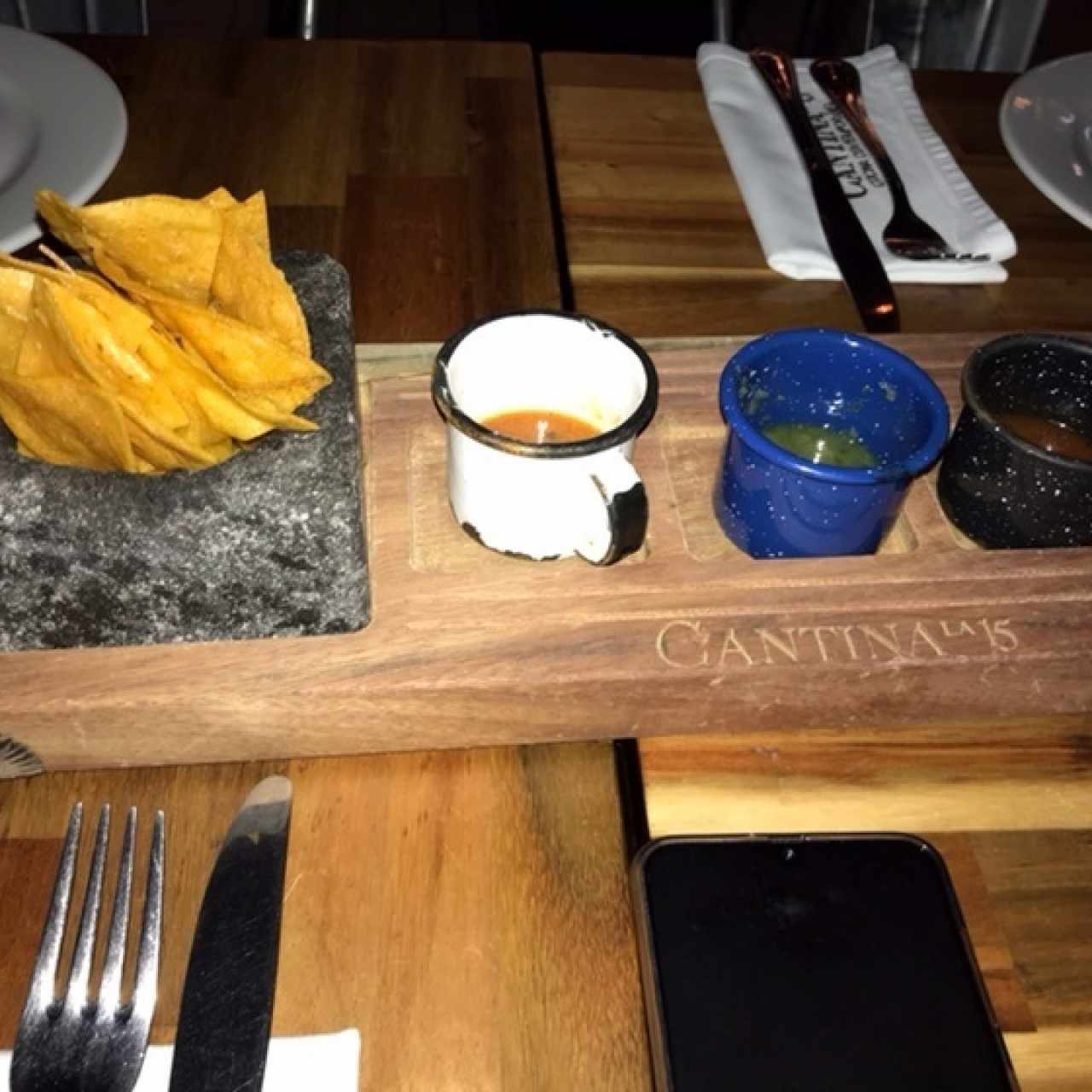 nachitos de cortesía