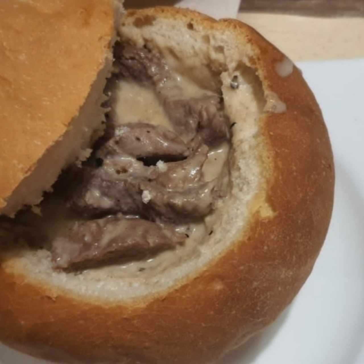 Pancook Lomito a la pimienta