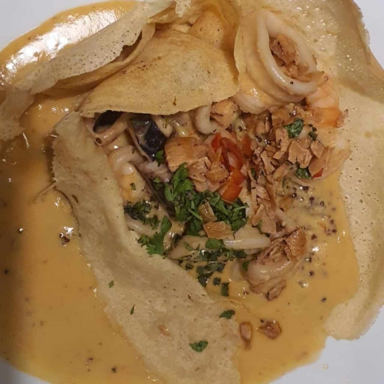 Creppe encocado de mar