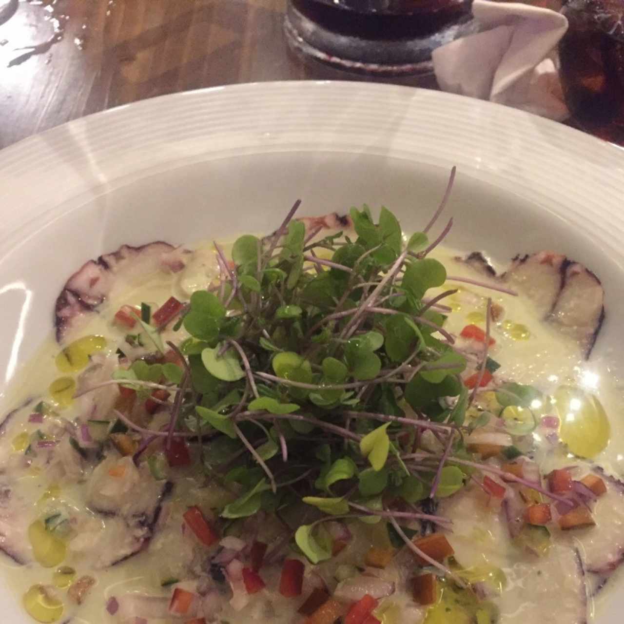 carpaccio de pulpo
