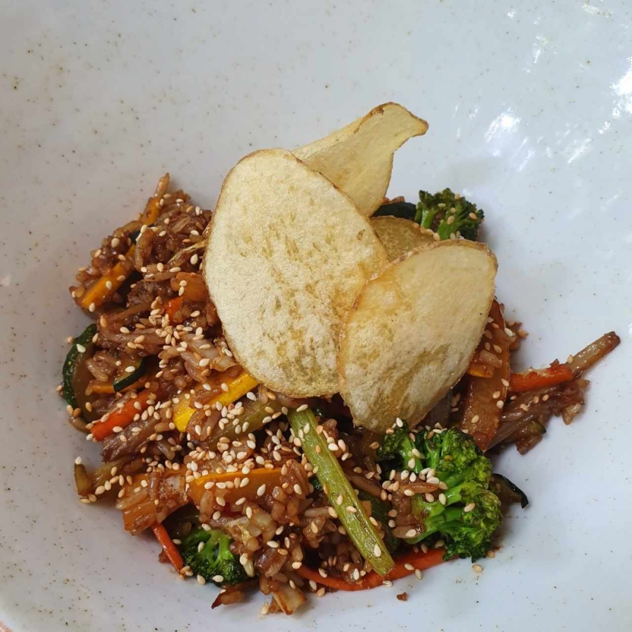 Pollo estilo Thai