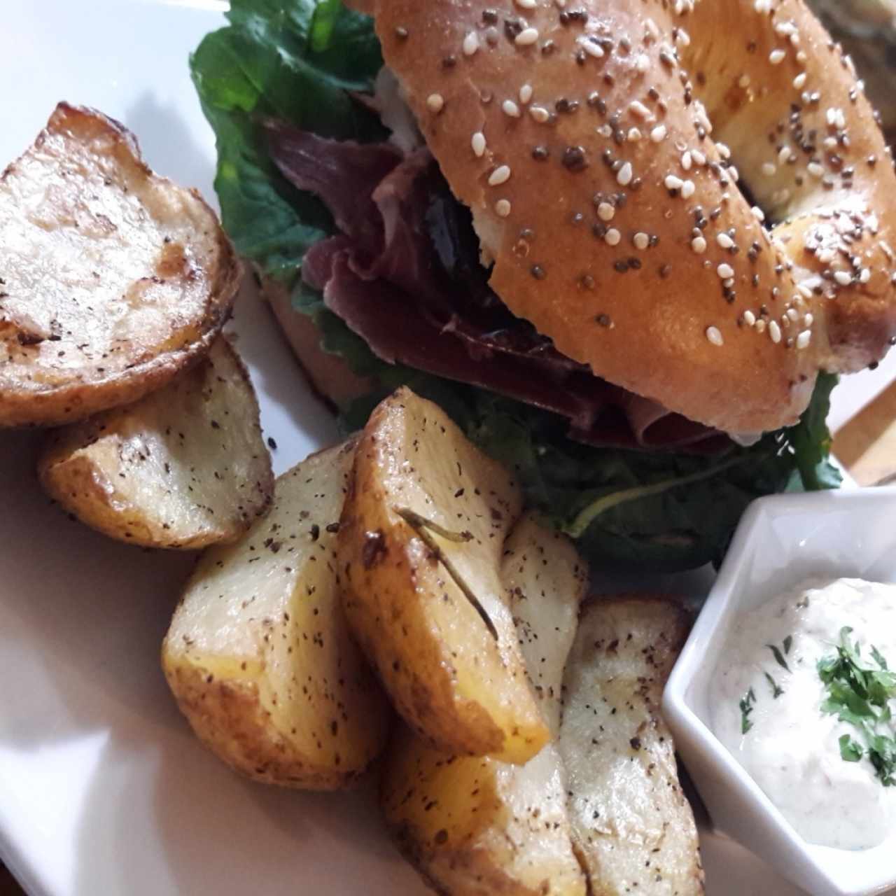 Bagel Jamón Serrano