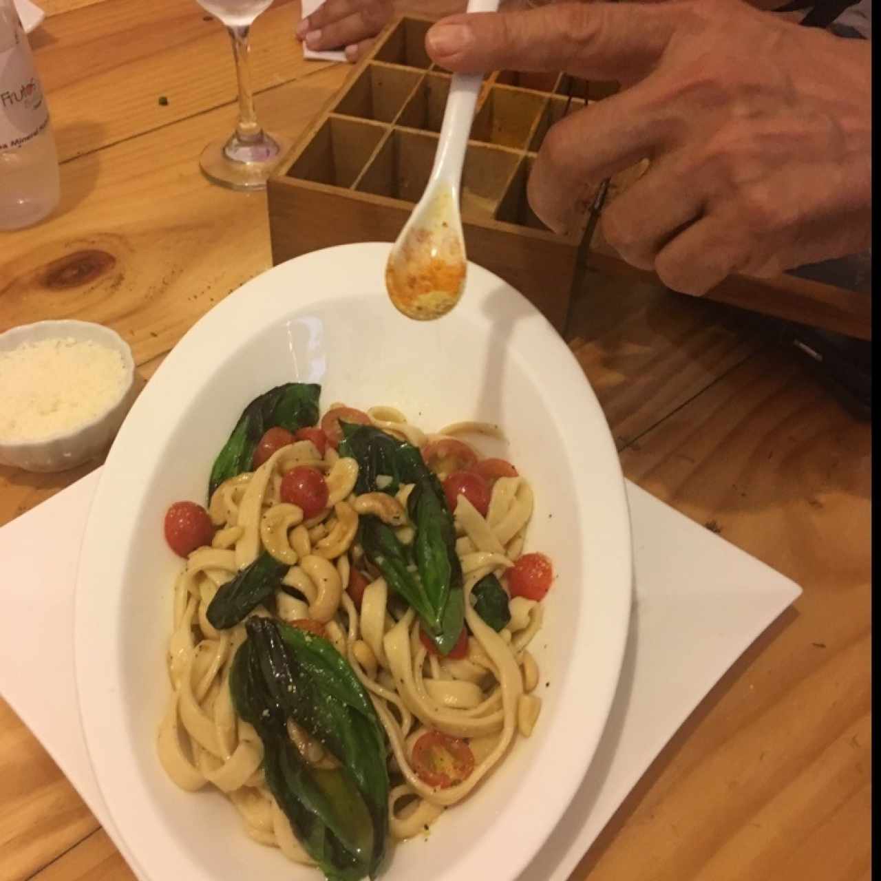Pasta Ru con su toque personalizado