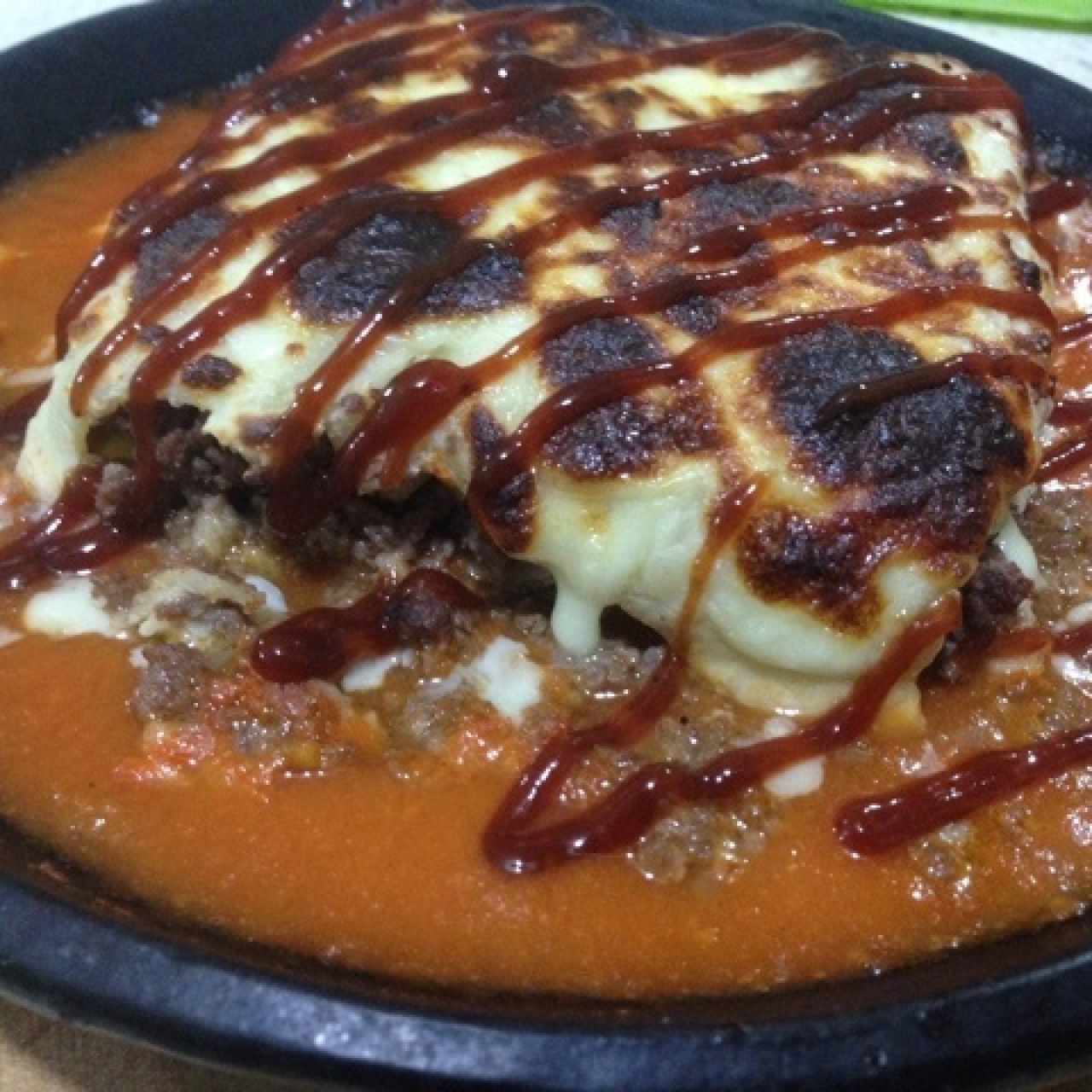 lasaña de carne