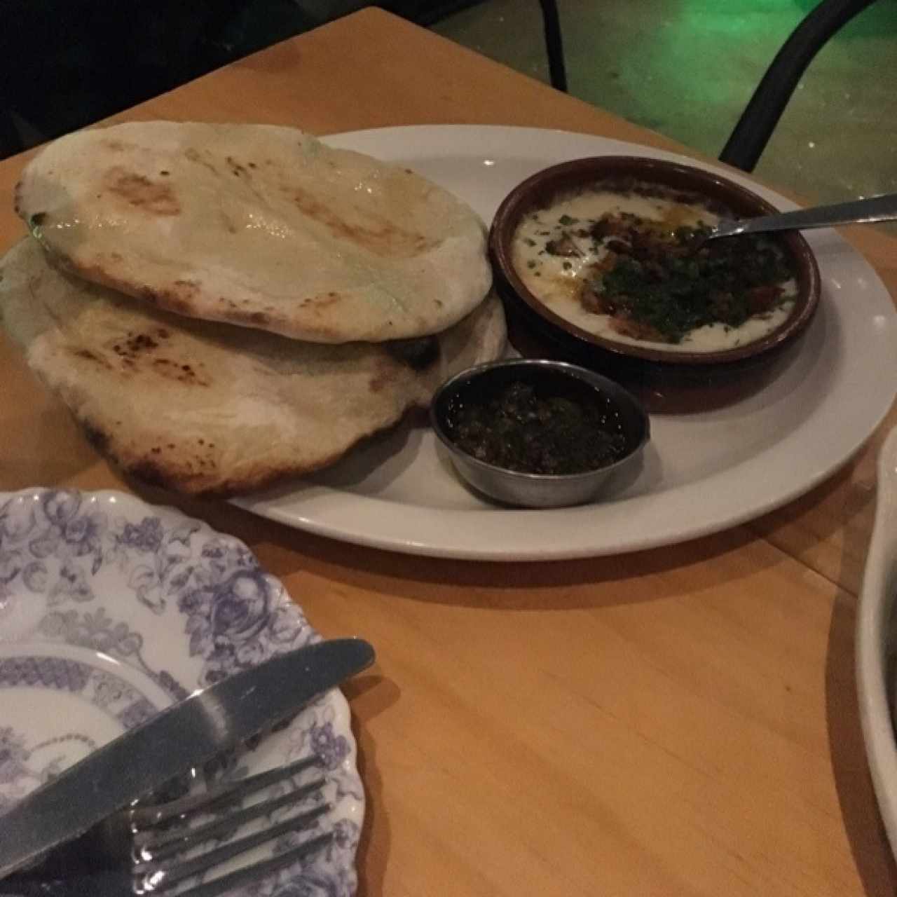 Fundido de queso con chorizo