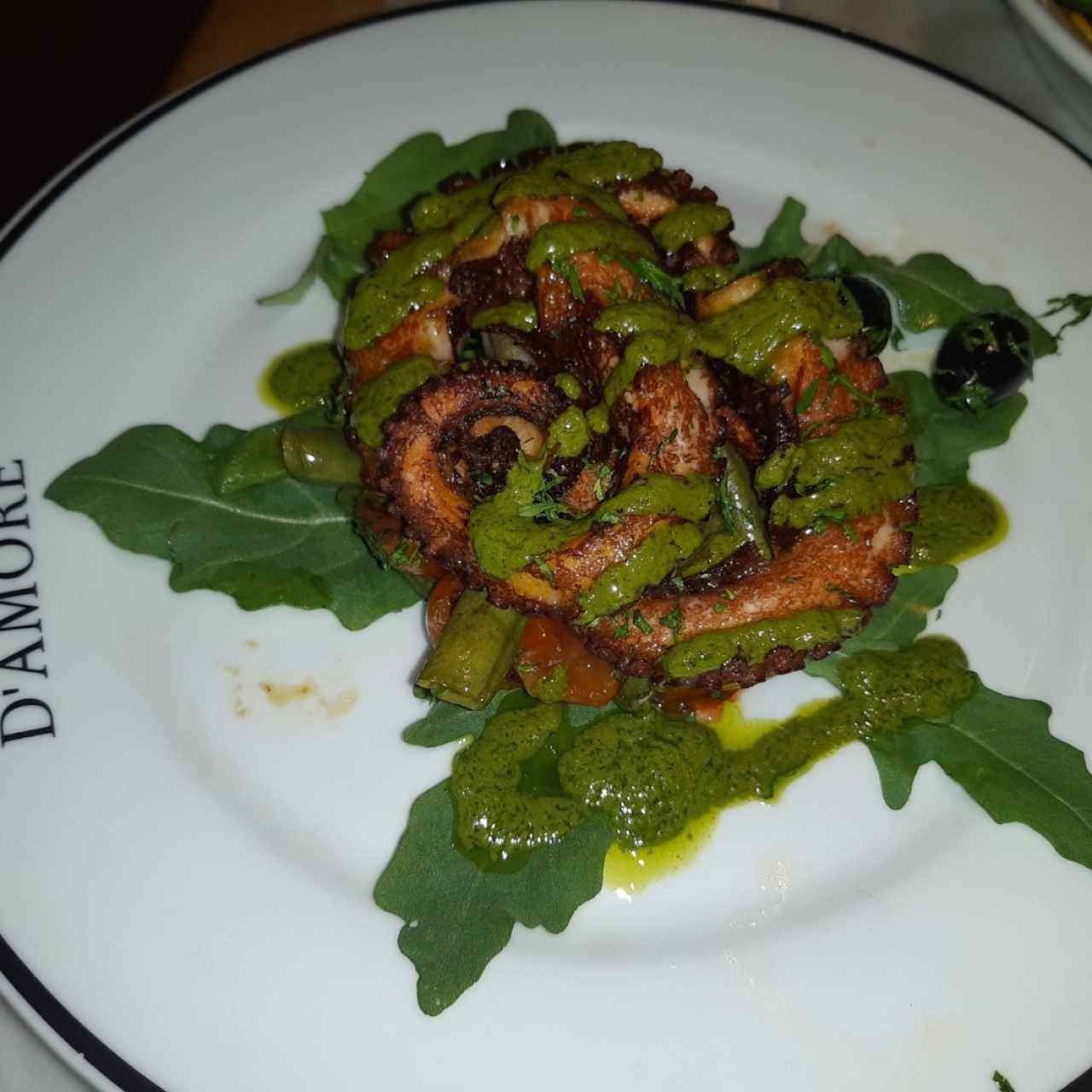 Pulpo a la parrilla 