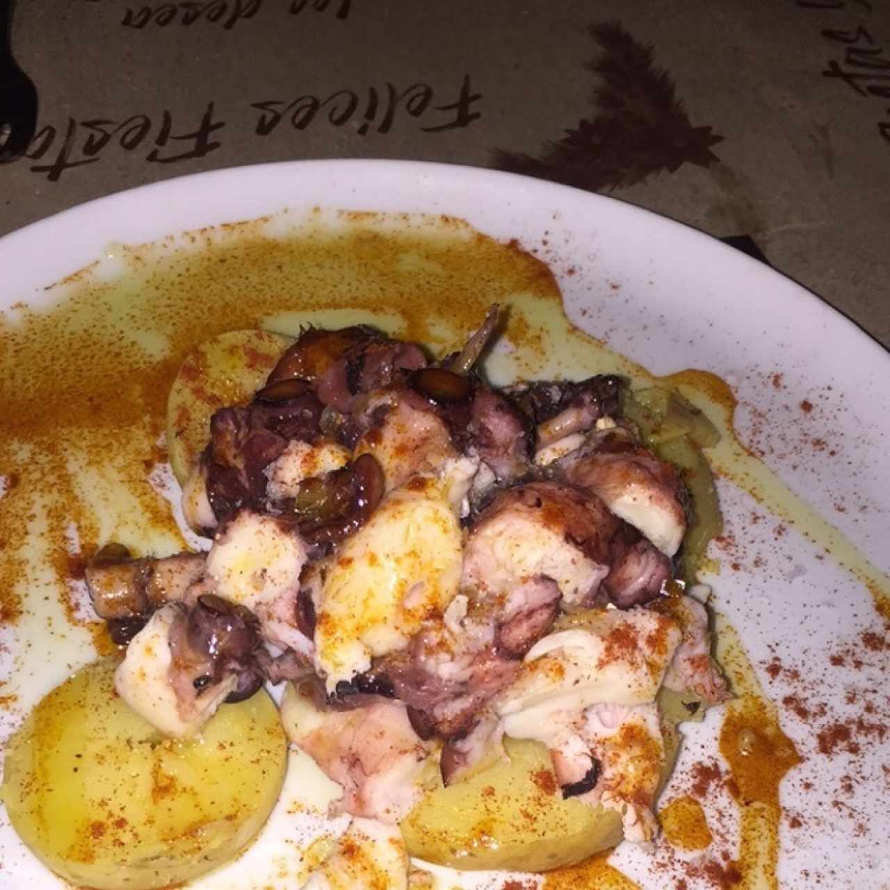 pulpo con papas