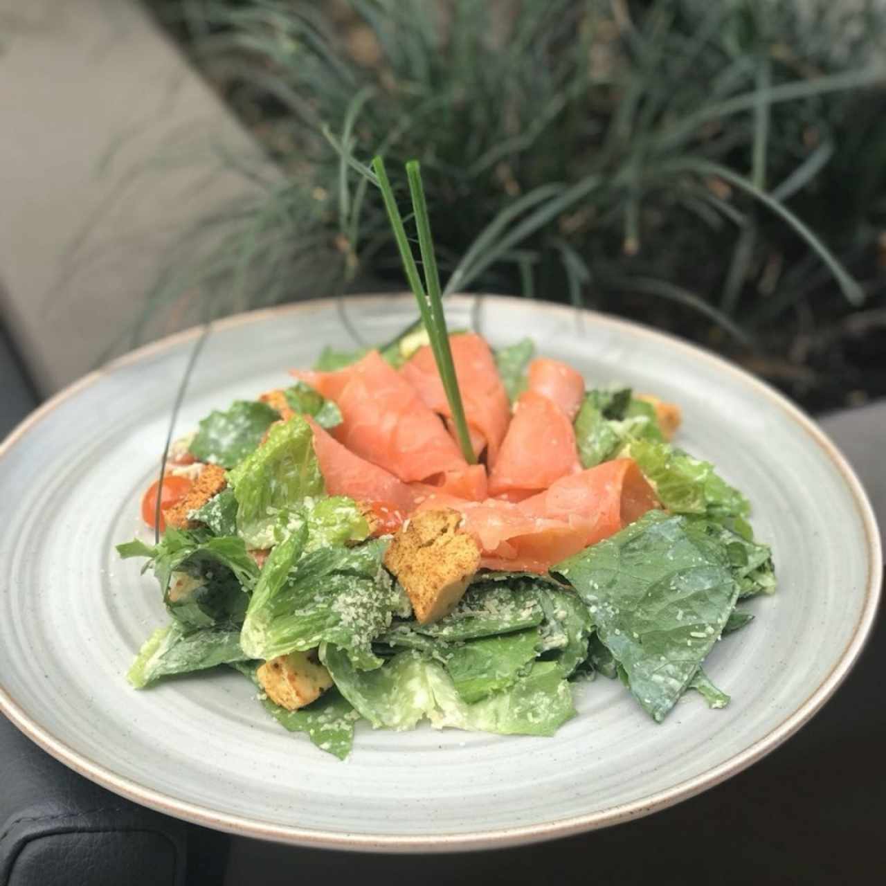 Ensalada cesar salmon