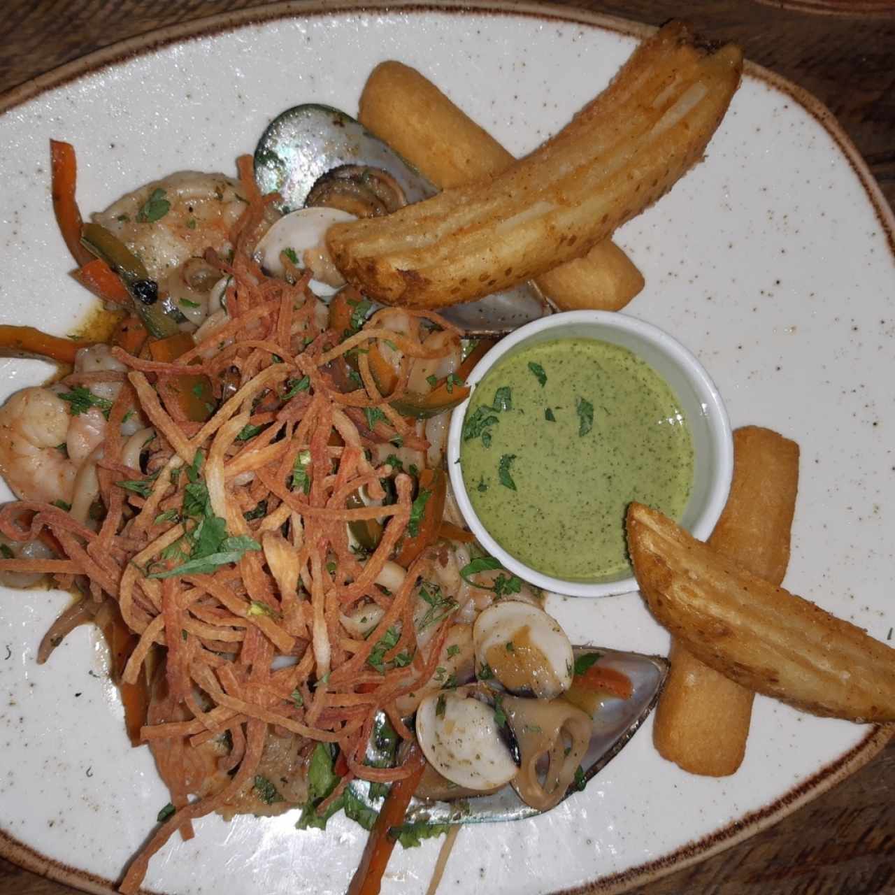 Mariscos a la parrilla