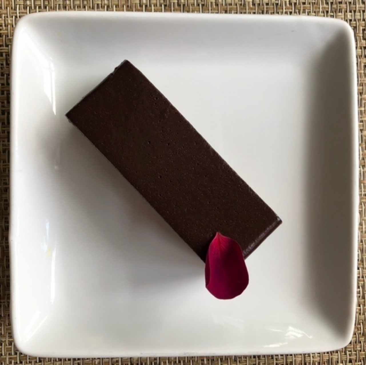 Postre de chocolate 