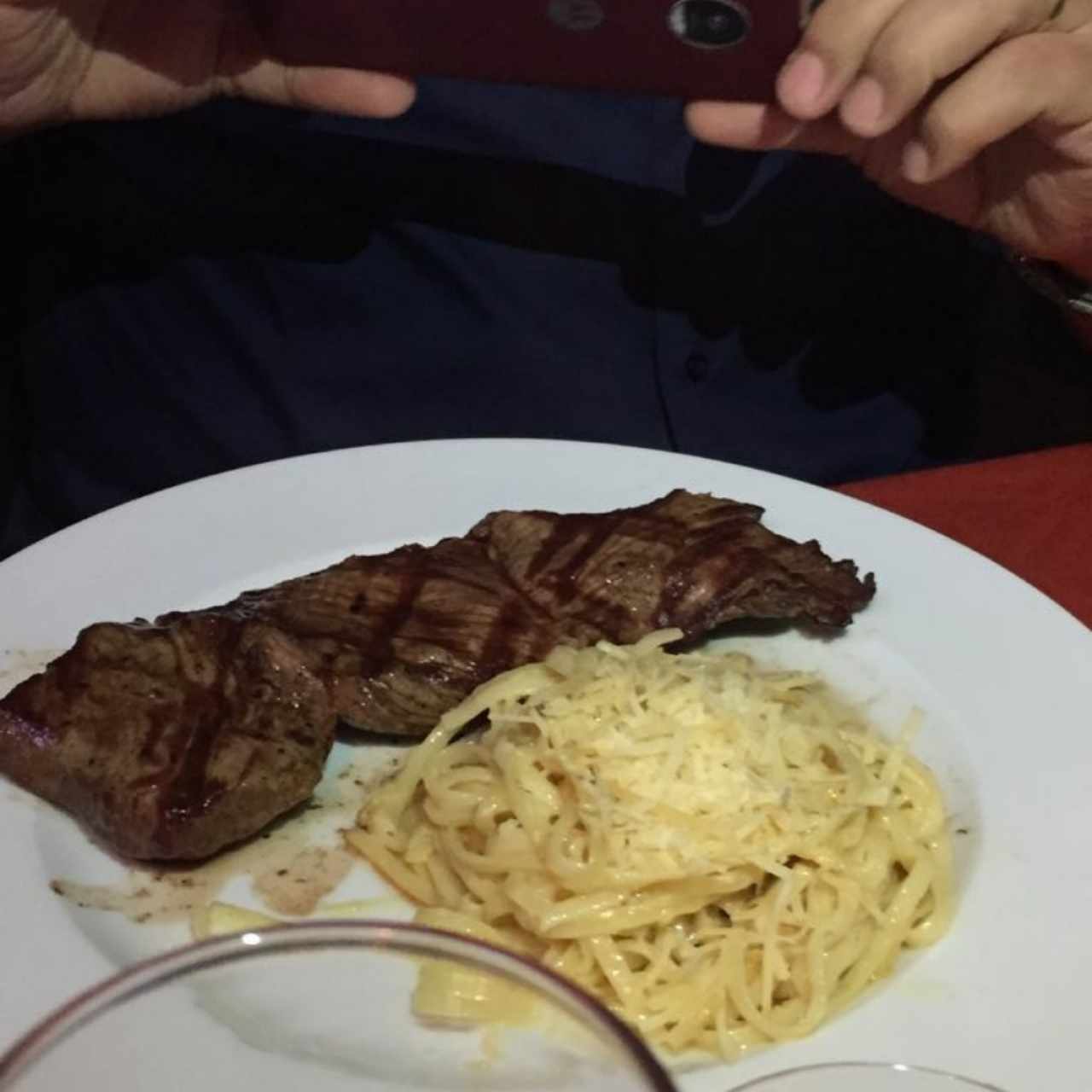 Baby beaf y pasta