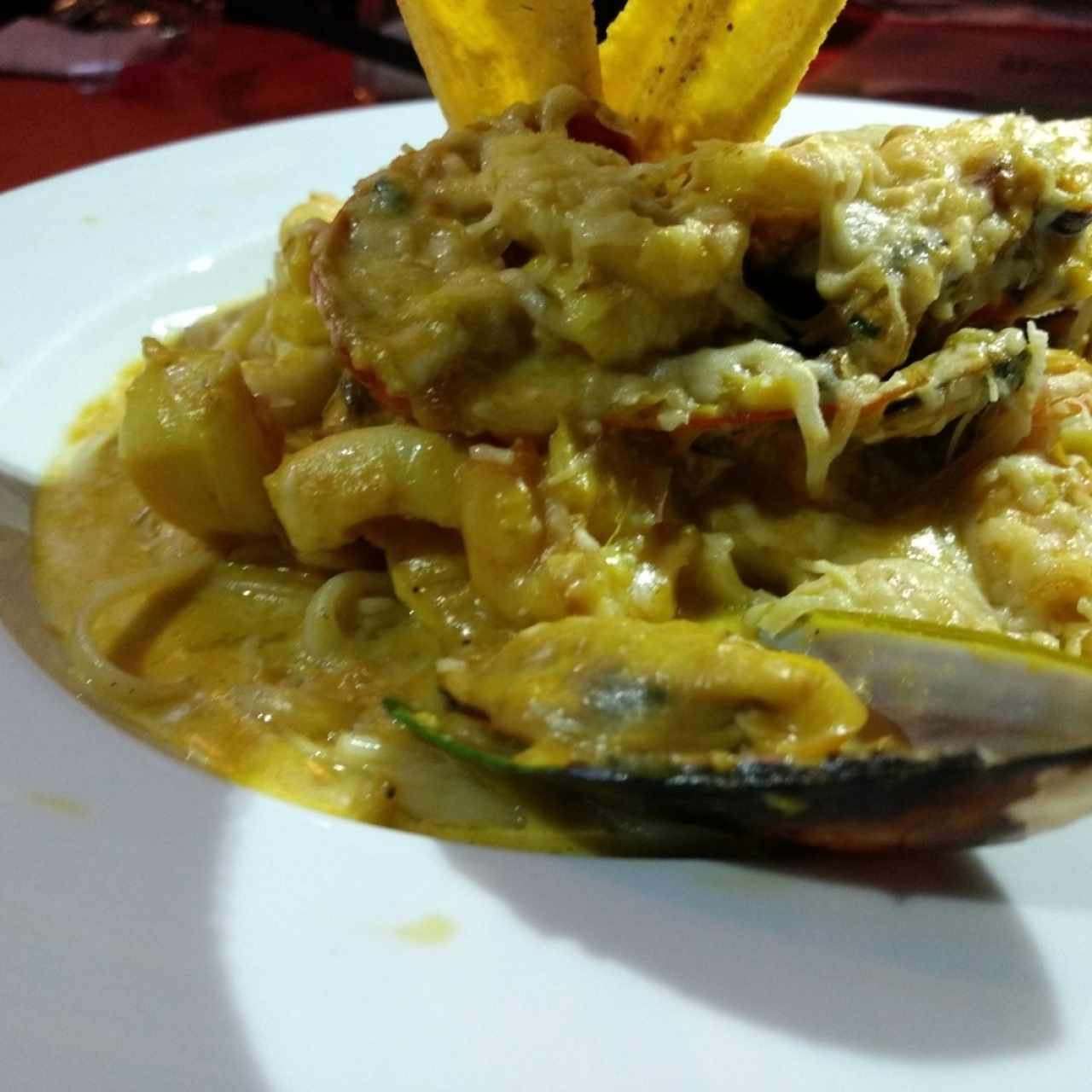 Pasta con mariscos