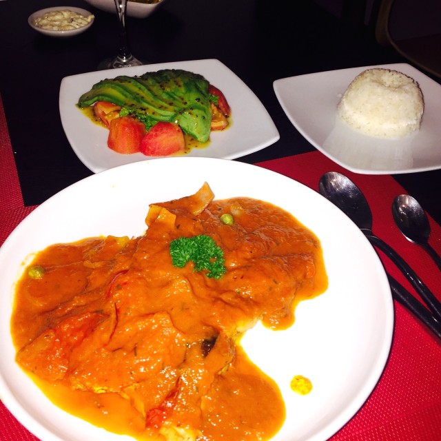 Corvina a la chorrillana