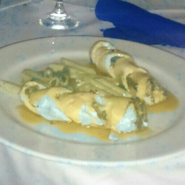 Pollo ricotta y mandarina 