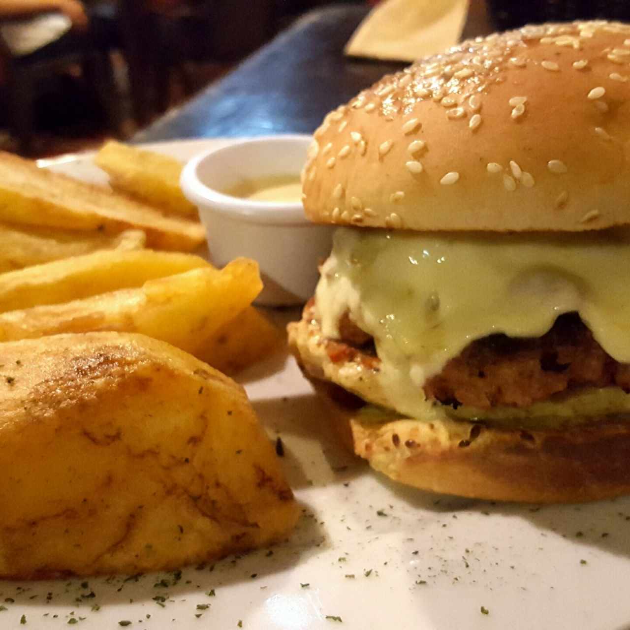 Hamburguesa de la casa - deliciosa