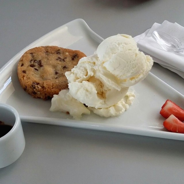 Galleta con helado