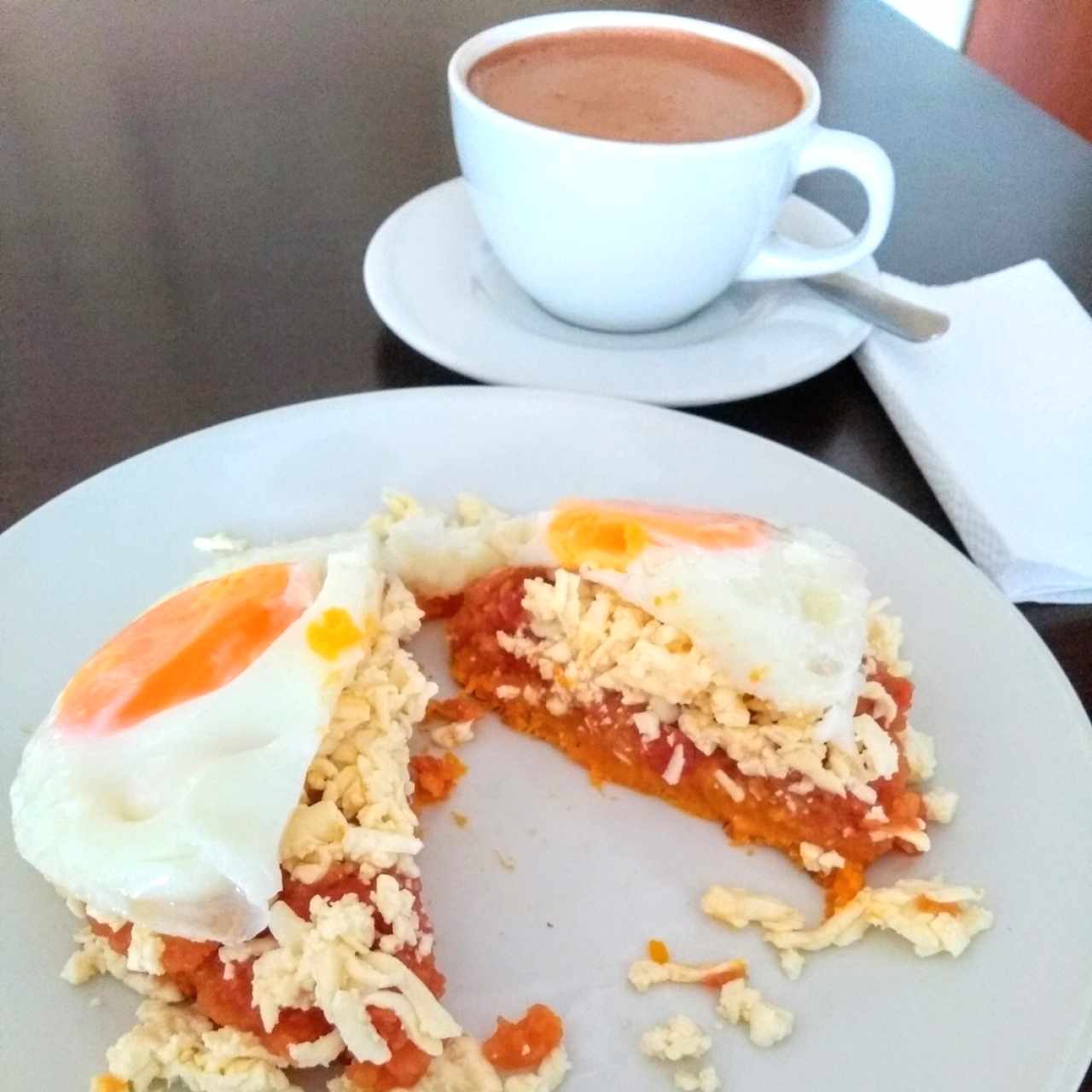 chontarepa con chocolate