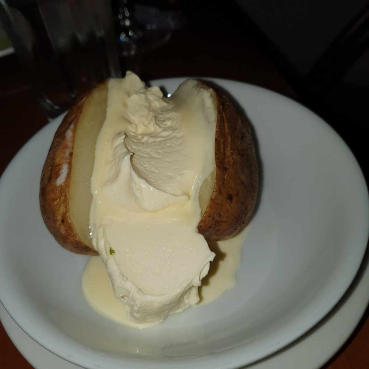 Papas  con sour cream