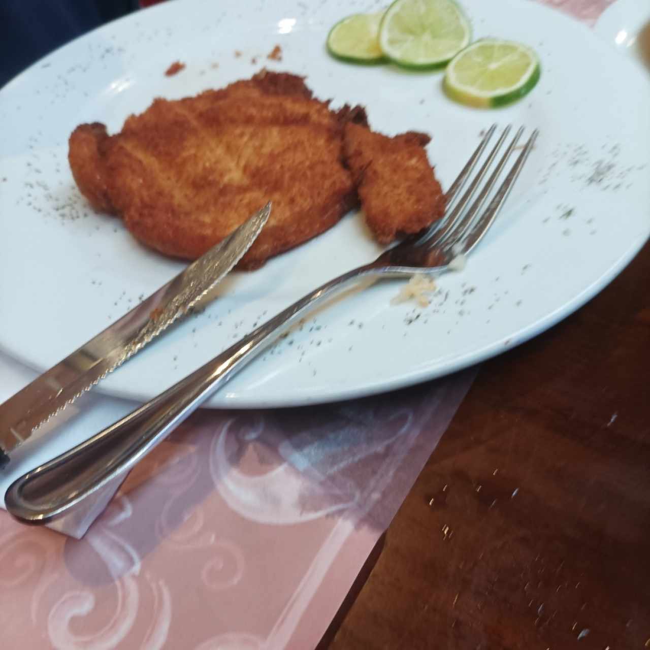 milanesa de pollo