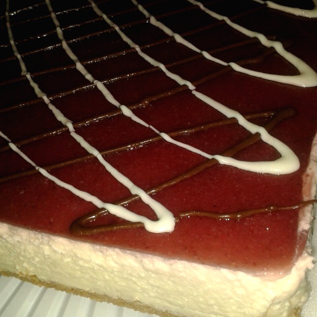 Cheese cake de mora... deli.