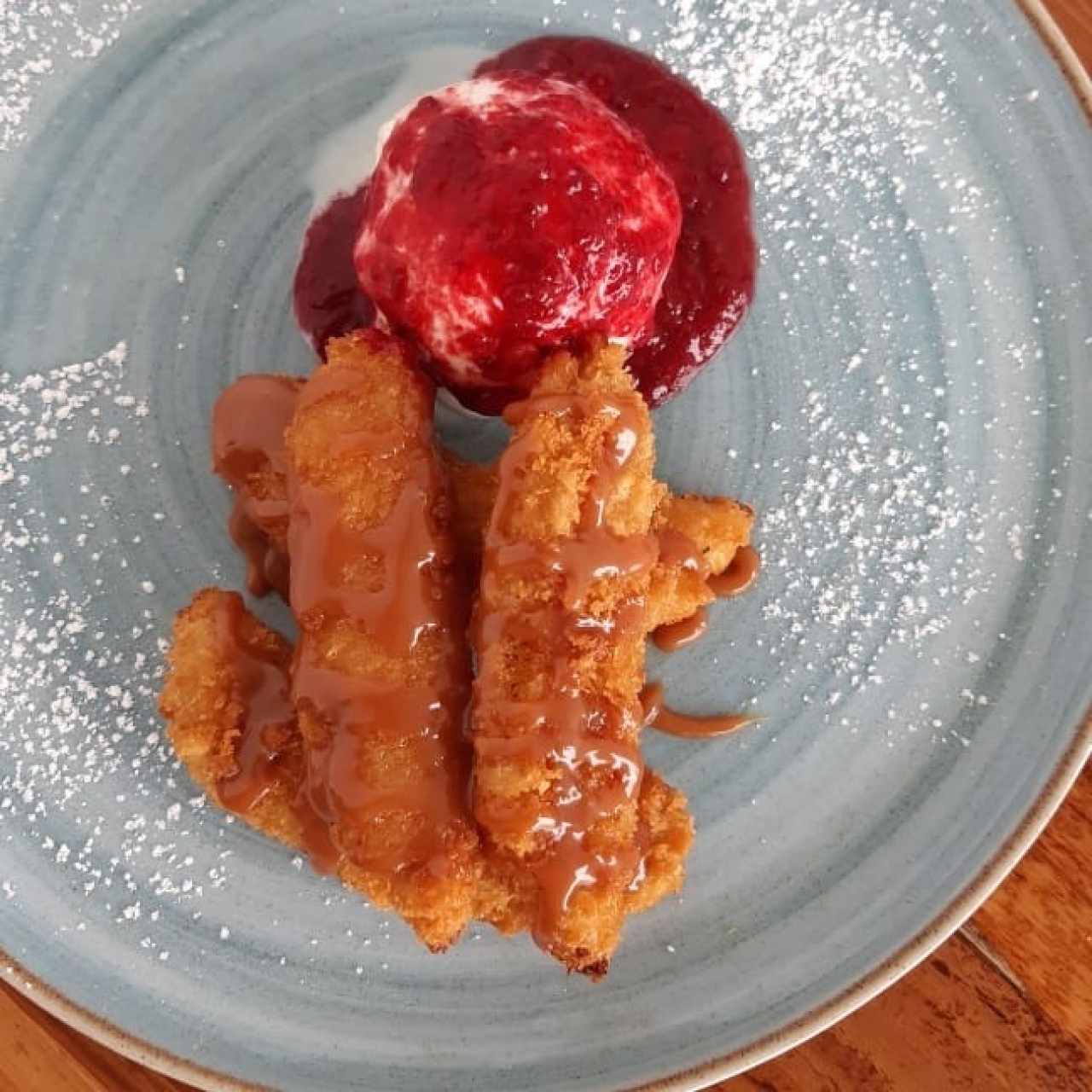 Bananos tempura 