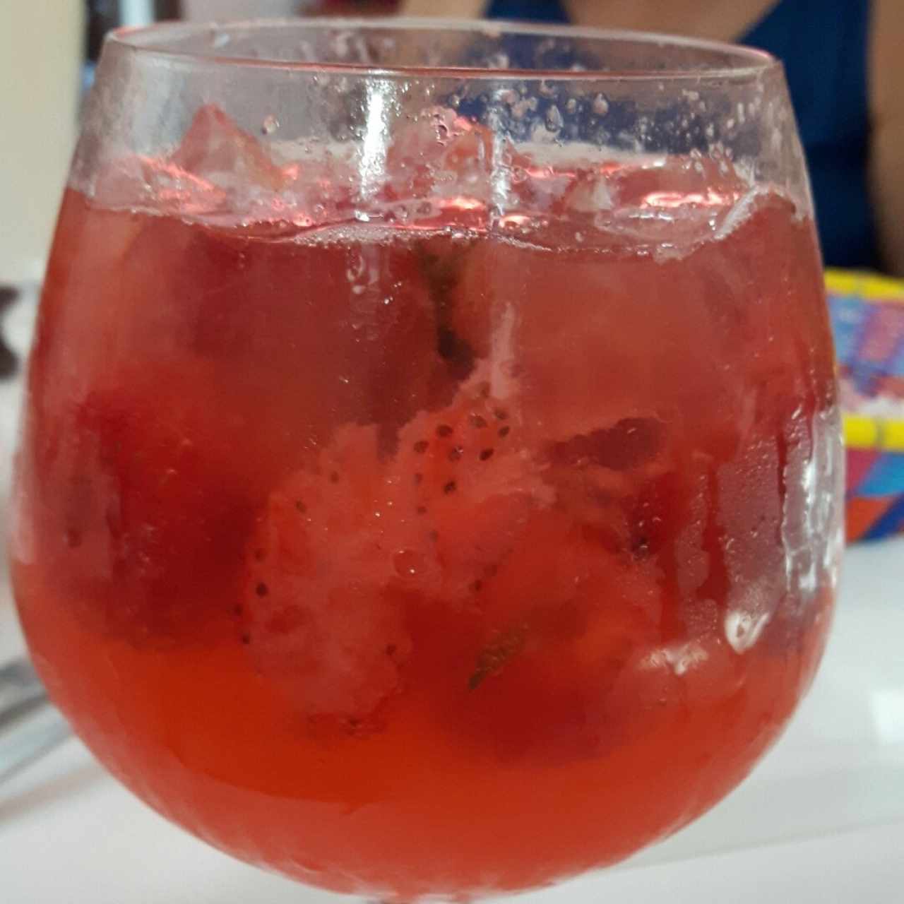 Refresco de fresa
